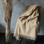 100% New Zealand Wool Blanket - Earthy - Harmonia Linens