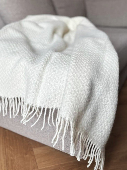 100% New Zealand Wool Blanket - Harmonia Linens