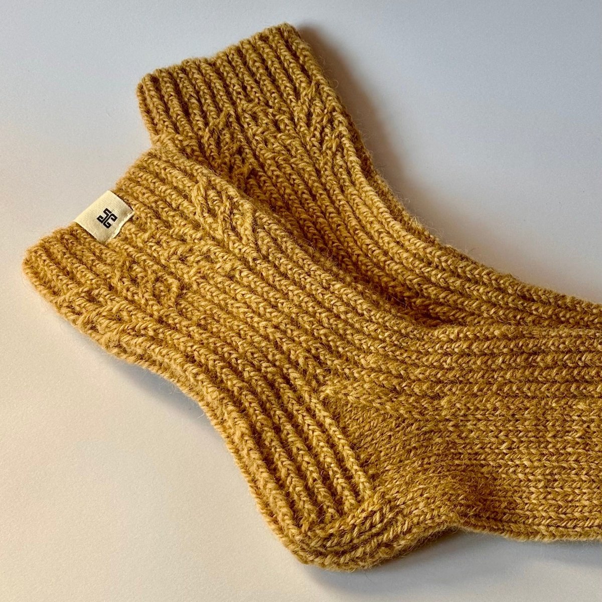 100% Wool Socks - Sand - Harmonia Linens
