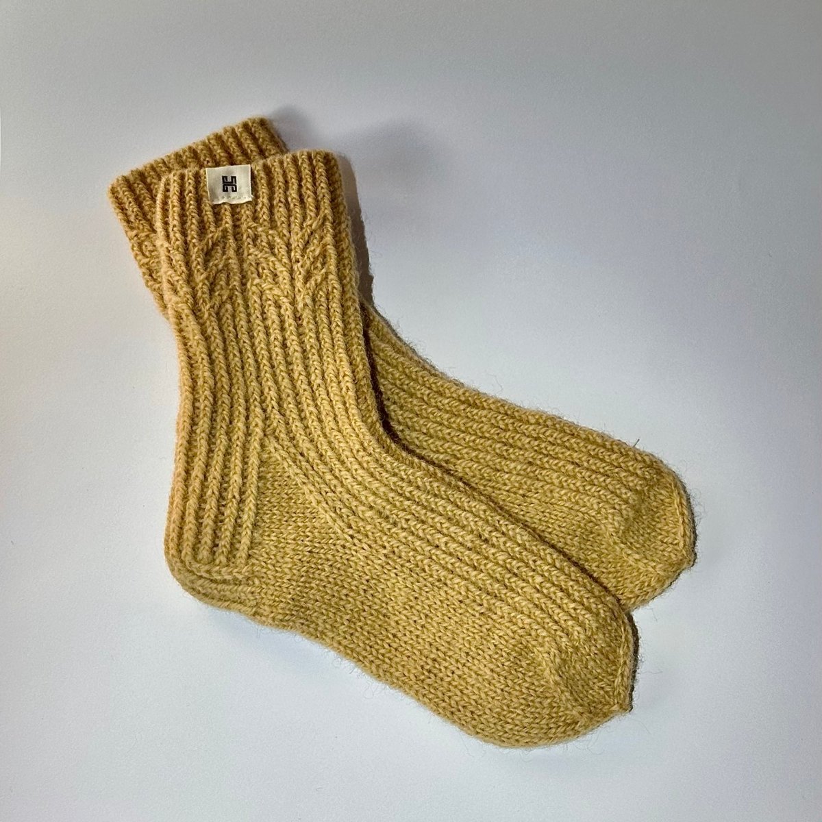 100% Wool Socks - Sand - Harmonia Linens
