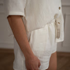 Linen Loungewear – white