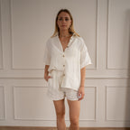 Linen Loungewear – white