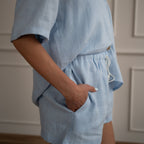 Linen Loungewear – light blue