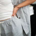 Linen Loungewear – light gray