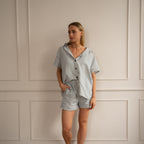 Linen Loungewear – light gray