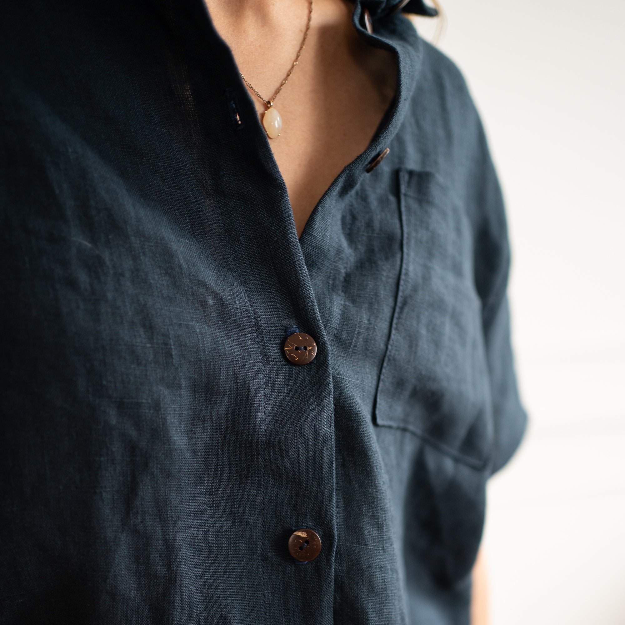 Linen Loungewear – navy