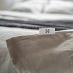 Gray Scandinavian sleep set - 2 single duvets & pillowcases - Harmonia Linens