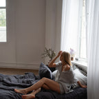 Linen Loungewear – light gray - Harmonia Linens