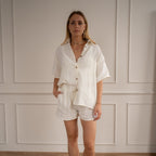 Linen Loungewear – white - Harmonia Linens