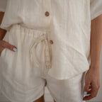 Linen Loungewear – white - Harmonia Linens