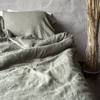 Moss green Scandinavian sleep set - Harmonia Linens
