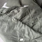 Moss green Scandinavian sleep set - Harmonia Linens