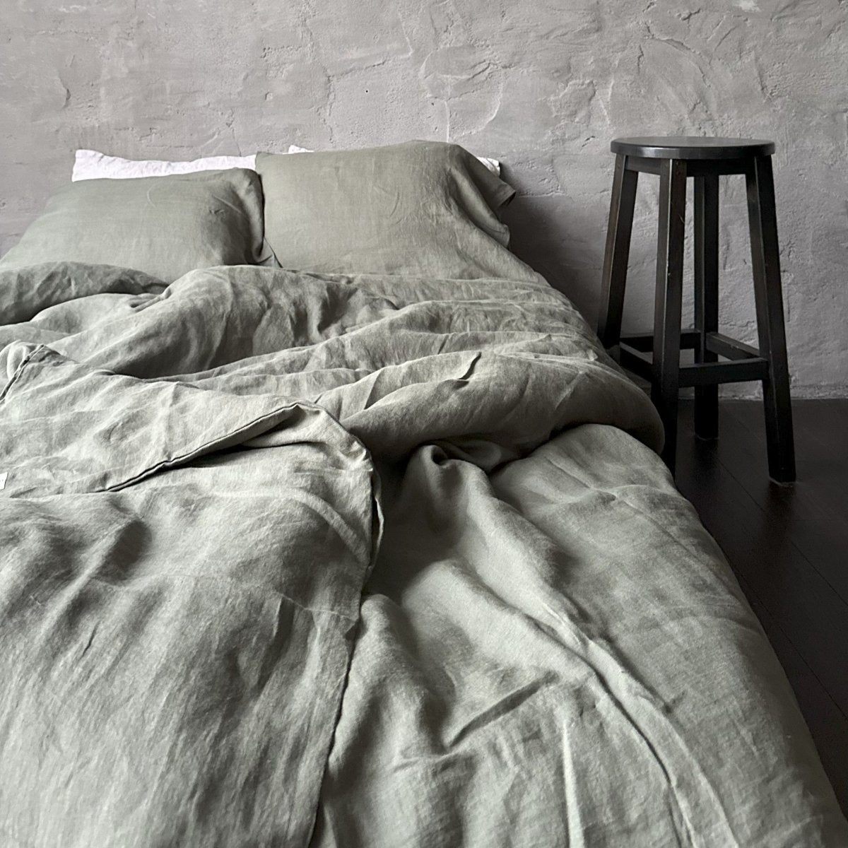 Moss green Scandinavian sleep set - Harmonia Linens