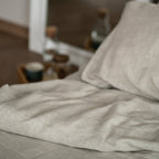 Natural linen bedding set - natural - Harmonia Linens