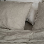 Natural linen bedding set - natural - Harmonia Linens