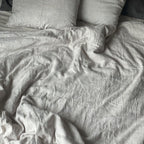 Natural linen duvet - natural - Harmonia Linens