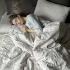 Natural linen duvet - natural - Harmonia Linens