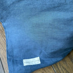 Natural linen duvet - Ocean Blue - Harmonia Linens