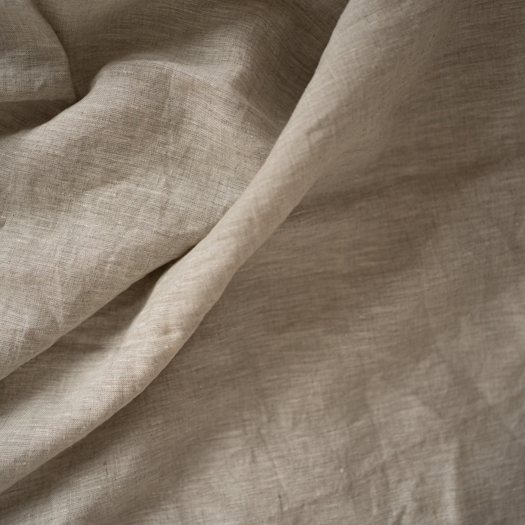 Natural linen bedding set - natural