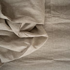 Natural Linen Fitted Sheet - natural