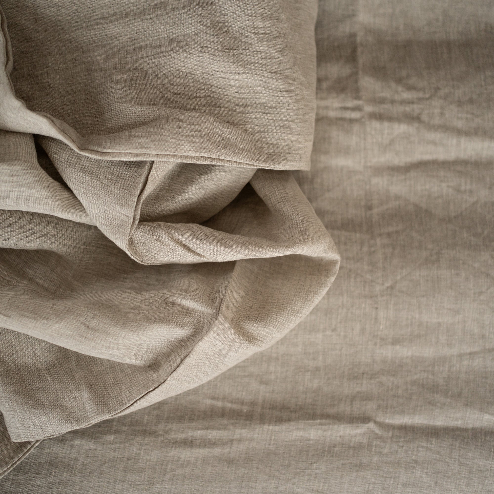 Natural Linen Fitted Sheet - natural