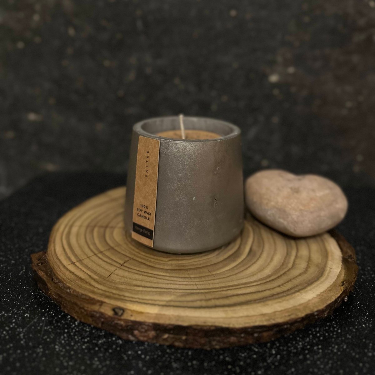 Organic soy wax candle - Harmonia Linens