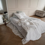 White Scandinavian sleep set - Harmonia Linens