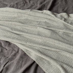 Wool & Bamboo Blend Blanket - Natural - Harmonia Linens